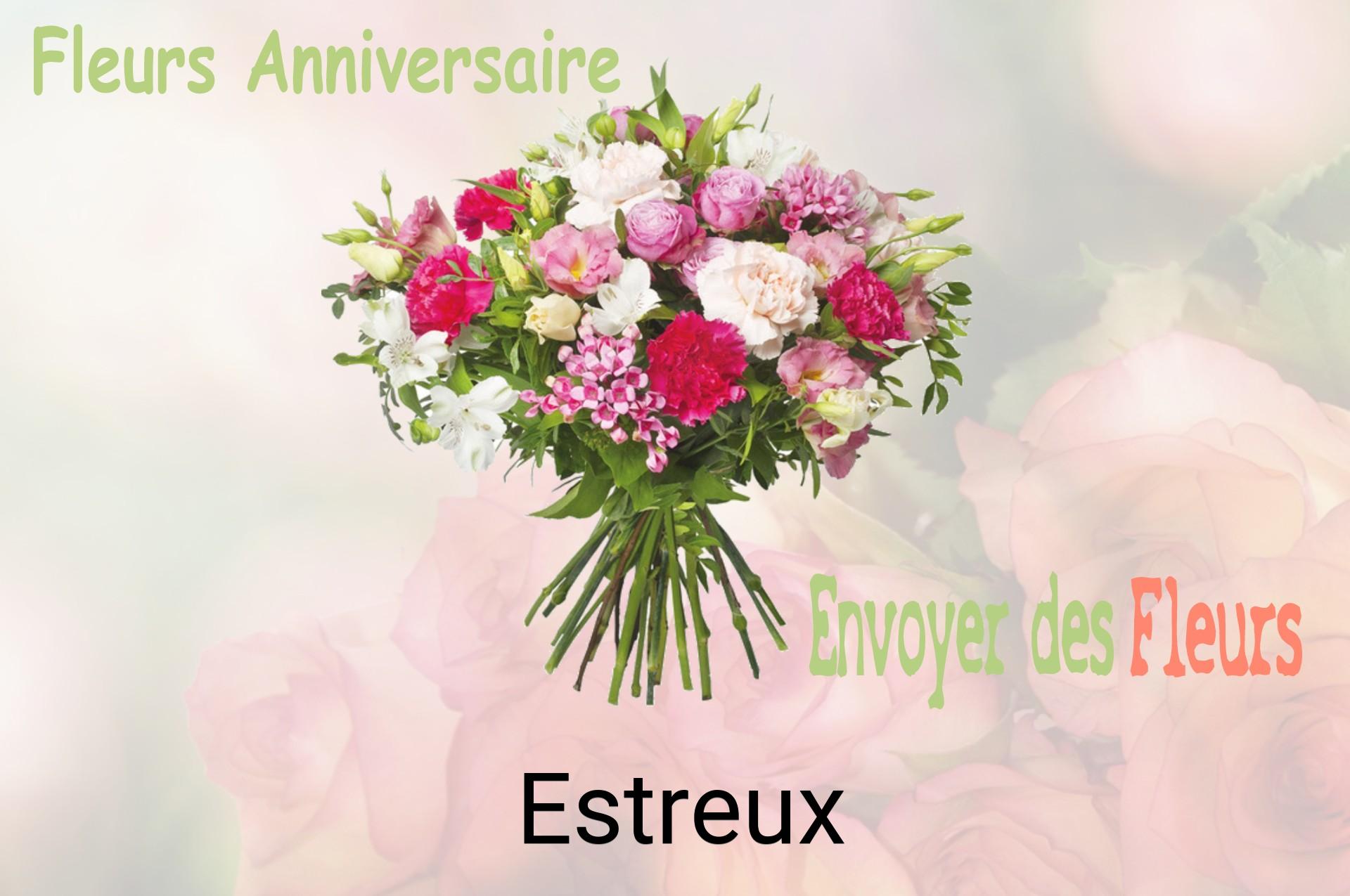 Bouquet de fleurs d’anniversaire livré à Estreux